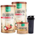 2x Collagen Pro - 450g Nutrify - Proteína do Colágeno + Nutriyeast Flakes - 100g + Coqueteleira