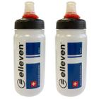 2x Garrafas Caramanhola Elleven 560ML Bico c/trava Bike Ciclismo Mtb Speed Esporte