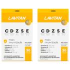 2x Lavitan Rico em Vitaminas C 500mg D 1000ui Z 28mg S 75mcg E 50mg 30cp Cimed