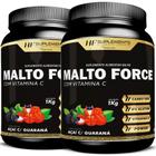 2x MALTO FORCE MALTODEXTRINA C/ VITAMINA C 1KG HF SUPLEMENTS