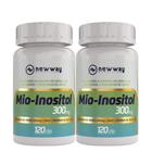 2x Mio Inositol + Cromo + Zinco Vitamina B1 B6 D3 K2 120 Cápsulas 500mg