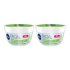 2x niveal facial hidrante em gel com ácido hialurônico e pepino 100g para pele oleosa