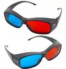 2x Óculos 3d Ultra Resistente Red Cyan Ótima Qualidade