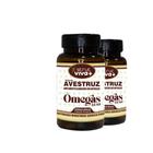 2X Oleo De Avestruz 60Caps Strut Omega 3 6 7 9 - Genuinamente Strut