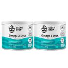 2x Ômega 3 Dha 460mg 100% Vegetal Ocean Drop 120 Cápsulas