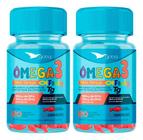 2x Ômega 3 Peixinho -180 EPA-120 DHA -T.G Family-120caps - Global Suplementos