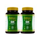 2X omega 3 puro oleo de peixe 1000MG 120CPS epa 540 dha 360