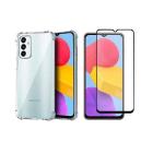 2x Peliculas de Vidro 3D + Capa Anti Shock Transparente para Samsung Galaxy M13