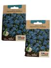 2X Sementes de Myosotis Indigo Azul Flores Jardins Vasos