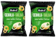 2x Snack De Arroz Sabor Cebola & Salsa 35g Belive