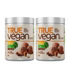 2x True Vegan Proteína Vegana Chocolate Com Avelã True Source 418g