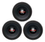 3 alto falantes woofer 12 pol hard power hp 750 4 ohms 750w médio grave