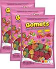 3 Bala Dori Gomets Coração De Frutas Sortidas Gum Drops 700g