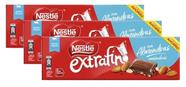 3 Barra Chocolate Ao Leite E Amêndoas Nestlé Extrafino 270G