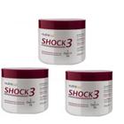 3 Blindagem Regeneradora Shock3 500gr - Nutra Hair