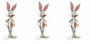 3 Bonecos Looney Tunes Pop Pernalonga Raio X Funko Xxray