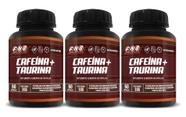 3 Cafeina + Taurina 60 Cápsulas 500mg - Flora Nativa do Brasil