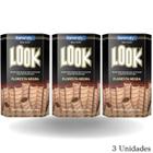 3 Caixas Biscoito Wafer Canudo Recheado Sabor Floresta Negra