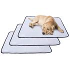 3 Caminhas para Cães e Gatos Dobrável 200 Lavagens 100x70 Branco com Borda Preta Quality