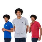 3 Camisa Polo Masculina Excelente Qualidade E Envio Imediato