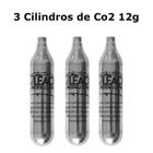3 Cilindros CO2 12g Paintball Leão Modelismo