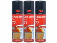 3 cola spray super 77 3m para isopor papel cortiça espuma
