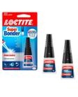 3 Colas Super Bonder Loctite Original Instantânea Multiuso