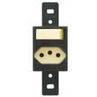 3 conj 1 interruptor simples + 1 tomada 20a 2p+t