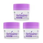 3 Desodorante Creme Herbissimo Lavanda Antitranspirante 55G - Herbíssimo