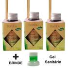 3 Difusor Ambiente de Bambu Aromatizante Aromas Vareta Perfume Casa 100ml Marca Luz Aroma - Envio Já