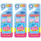 3 fio dental infantil - peppa pig - 20m - azul - dentalclean