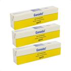 3 Ganadol Pomada Cicatrizante Zoetis Cães E Gatos - 50 G