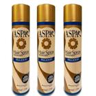 3 Hair Spray Fixador Para Cabelos Fixa Solto Aspa 400ml