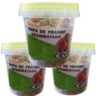 3 Isca para Pesca Tripa de Frango Desidratada - 3 pote