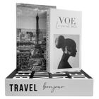 3 Livros Fake Decorativo Falso Caixa Decoração Tendência Travel Bonjour