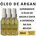 3 Óleo De Argan Nutrição e Hidratação Capilar Reduz o Frizz