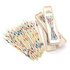 3 Pack Pick Up Sticks, 93pcs Wooden Pick Up Sticks encaixotado com instruções, brinquedos tradicionais de coleta para crianças, jogo de família divertido