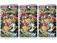 (3 pacotes) Jogo de cartas Pokémon Japanese High Class Shiny Treasure Sv4a Booster Pack