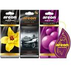 3 Perfumes Pra Carro Areon Vanilla Black,Lux Gold e D.Bubble