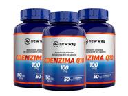 3 Potes Coenzima Q10 New Way 150 Cps - New Way Nutrition