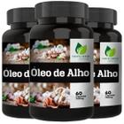 3 Potes Óleo de Alho Kit 180 Cáps - Fonte Verde