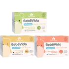 3 Sabonete Vegetal Camomila Arroz Aveia 90G Bebe Vida