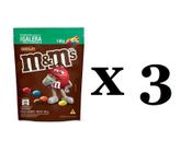 3 Sachês M&m's Chocolate Ao Leite 148g -MARS