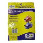 3 Saco Para Aspirador De Pó Modelo Arno Triton 1300/1400