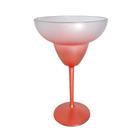 3 Taças de Margarita Acrílico Degrade Brilhante 350 ML