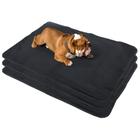 3 Tapetinhos Macios para Dormir Pet Antipulgas Antipulgas 200 Lavagens 100x70 Preto Quality - Vila Flor