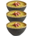 3 Tigela Bowl Rustic 12,5cm Rustic 100% Melamina Gourmet Mix