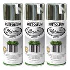 3 Tinta Spray Metálica Rust Oleum Decorativa Metallic Cores