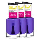 3 Top Finish Verniz Top Coat Acabamento Perfeito 10ml - Cora