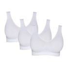 3 Top Sem Bojo Hanes De Academia Liso Feminino